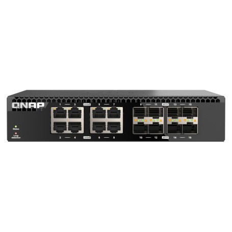 QNAP QSW-3216R-8S8T switch di rete Non gestito L2 10G Ethernet (100/1000/10000) Nero