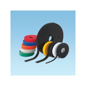 Panduit Hook & Loop Cable Tie, 15' roll, Black fascetta Nylon Nero (HLS-15R0)