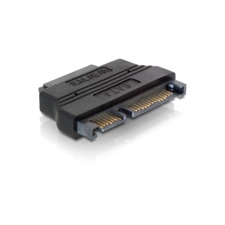 DeLOCK SATA 22-pin / Slim SATA Adapter SATA 22-pin M Slim SATA 13-pin FM Nero (65156)