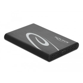 DeLOCK 42610 contenitore di unità di archiviazione Box esterno HDD/SSD Nero 2.5" (42610)