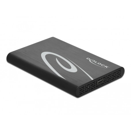 DeLOCK 42610 contenitore di unità di archiviazione Box esterno HDD/SSD Nero 2.5" (42610)