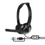 CUFFIA STEREO CON MIC. USB-A + USB-C ADAPTER (HHEADMUS-CX)