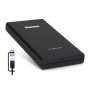 BOX ESTERNO 2,5  SATA III HDD E SSD USB-A + USB-C (HXD25U30-CX)