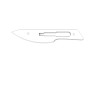CF100LAME  CARBONIO NO. 24 STERILI (27008)