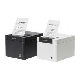 CITIZEN CT-E301 Printer, Triple Interface, Pure White (CTE301X3EWX)