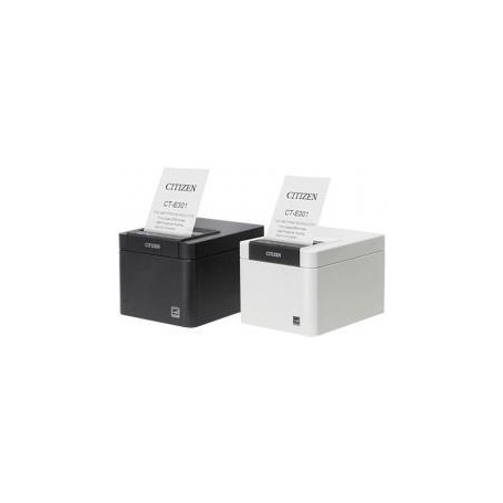 CITIZEN CT-E301 Printer, Triple Interface, Pure White (CTE301X3EWX)