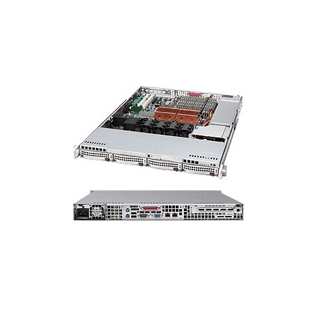 Supermicro SuperChassis 815TQ-700CB (Black) Basso profilo (Slimline - stilizzato) Nero (CSE-815TQ-700CB)