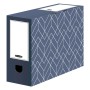 Fellowes 4483801 scatola per la conservazione di documenti Cartoncino Blu, Bianco (4483801)