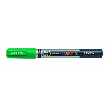 Lyra Graduate Mark All marcatore permanente Punta a ogiva/sottile Verde chiaro 6 pz (L6810067)