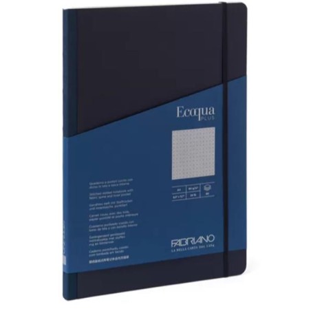 EQ PLUS FABRIC DARK BLUE LINES A4 (19297004)