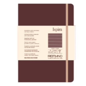 FG96 ISPIRA HARD A5 LINES BROWN (19714801)