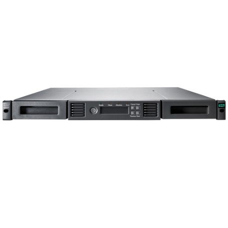 HPE Storage MSL 1/8 Tape Autoloader 1x MSL LTO-9 Fibre Channel 5x LTO-9 45TB Data Cartridges (P84145-B25)