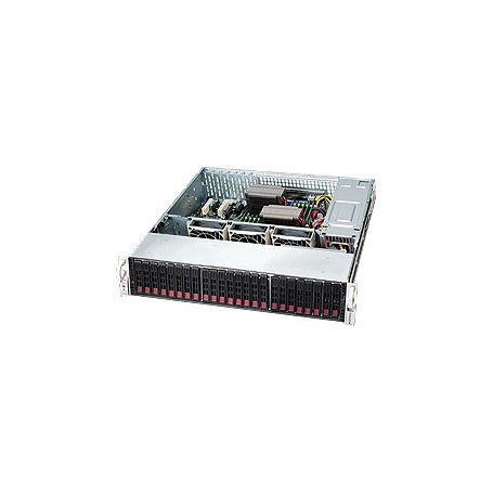 Supermicro CSE-216E26-R1200LPB sistema barebone per server Multiplo Armadio (2U) Nero, Multicolore (CSE-216E26-R1200LPB)