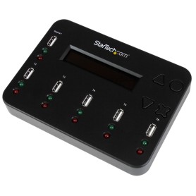 StarTech.com Duplicatore ed Eraser Autonomo Schede di Memoria Flash USB da 1:5 - Funzione di Copia per Flash Drive (USBDUP15)