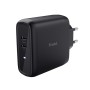 MAXO 65W 2P USB-C CHARGER BLK (25380)