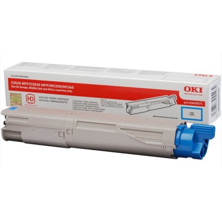 OKI MC350/360 TONER CIANO * (43459371)