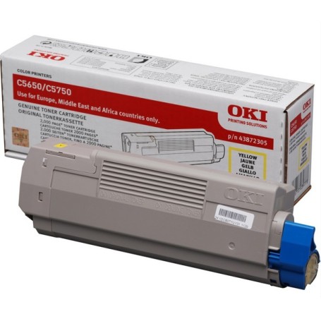 Toner Gelb 43872305
