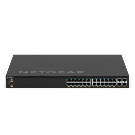 NETGEAR GSM4328-100AJS Gestito L3 Gigabit Ethernet (10/100/1000) Supporto Power over Ethernet (PoE) 1U Nero (GSM4328-100NES)
