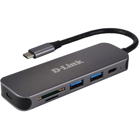 D-Link DUB-2325 replicatore di porte e docking station per laptop USB tipo-C Grigio (DUB-2325/E)