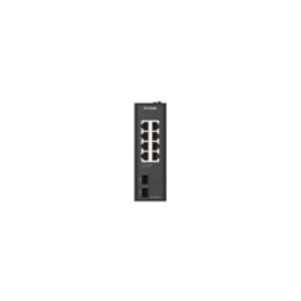 D-Link DIS-100G-10 switch di rete Non gestito L2 Gigabit Ethernet (10/100/1000) DIN rail Nero