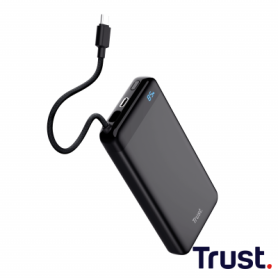 FIERA 20.000 POWERBANK FIXED CABLE (25881)