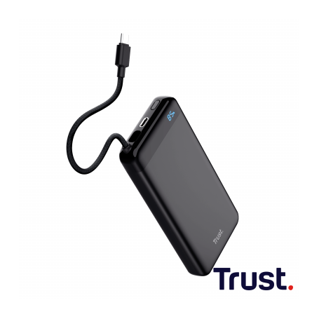 FIERA 20.000 POWERBANK FIXED CABLE (25881)