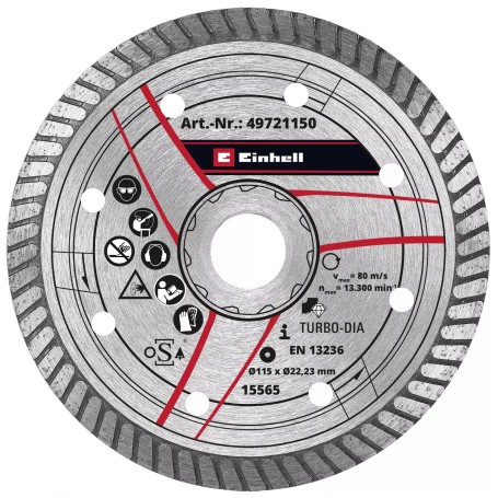 Einhell 49721150 accessorio per smerigliatrice Disco per tagliare