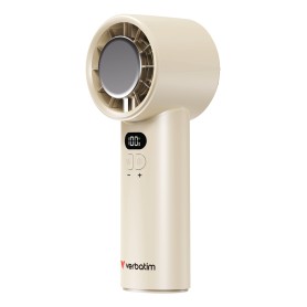 VERBATIM COOLNGO ICETOUCH HANDHELD FAN WHI/SILV (32343)