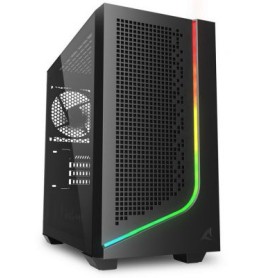 MICRO-ATX 2x U3, 1x U2, Tempered Glass ARGNB Contr (J1000 ARGB BLACK)