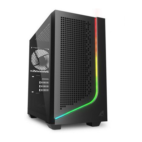 MICRO-ATX 2x U3, 1x U2, Tempered Glass ARGNB Contr (J1000 ARGB BLACK)