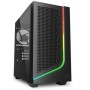 MICRO-ATX 2x U3, 1x U2, Tempered Glass ARGNB Contr (J1000 ARGB BLACK)