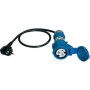 Benning Messadapter [ Schutzkontakt-Stecker - CEE-Cara-Kupplung] Messadapter 32 A CEE - 3-polig Blau (044144)
