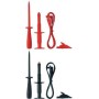Benning Sicherheits-Messleitungs-Set [ Lamellenstecker 4 mm - Lamellenstecker 4 mm] 1.00 m Rot, Schwarz BENNING TA 3 (044126)