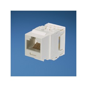 Panduit Category 6, 8 position, 8 wire keystone jack module White (NK688MWH)