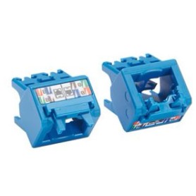 Panduit CJUDCAPBU-C cavo di collegamento RJ-45 Blu