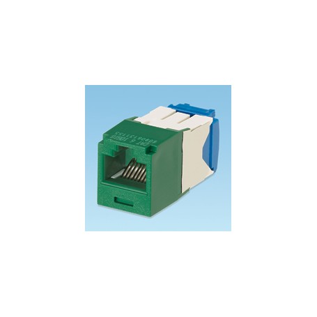 Panduit UTP RJ45 TG-MiniJack Cat6a Green (CJ6X88TGGR)