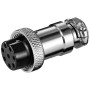 Goobay MK 8 cavo di collegamento DIN Nero, Argento (11231)