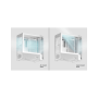 TRYX CASE M.TOWER FLOVA F50 con TCF fan (Cross flow) WHITE (C-F500F-FM1E-G0W)
