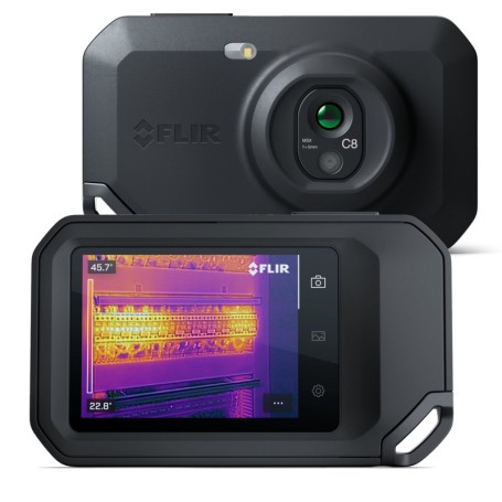 Flir C8 18801-0101 - Compact 320x240 Thermal Camera with MSX and Flir Ignite Enabled (18801-0101)