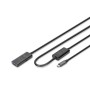 Digitus Cavo di prolunga attivo USB 3.2 Gen1 5G, USB-C - USB-A, 10 m (DA-73111)