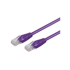 Goobay 10m 2xRJ-45 Cable cavo di rete Viola Cat6 (95266)