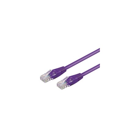 Goobay 10m 2xRJ-45 Cable cavo di rete Viola Cat6 (95266)