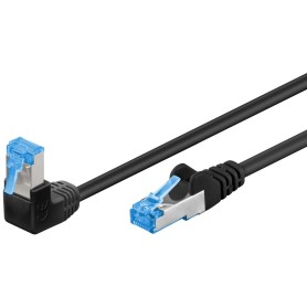 Wentronic 51557 cavo di rete Nero 1 m Cat6a S/FTP (S-STP)