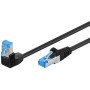 Wentronic 51557 cavo di rete Nero 1 m Cat6a S/FTP (S-STP)