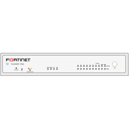 Fortinet FortiWiFі 70G firewall (hardware) Desktop 10 Gbit/s (FWF-70G-E-BDL-809-12)