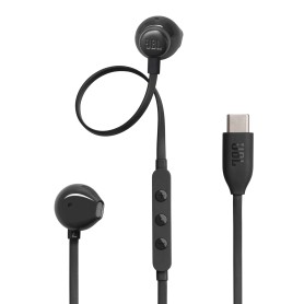 JBL Tune 305C Auricolare Cablato In-ear Musica e Chiamate USB tipo-C Nero (JBLT305CBLK)
