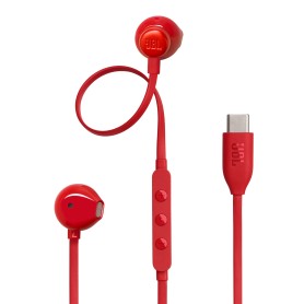 JBL Tune 305C Auricolare Cablato In-ear Musica e Chiamate USB tipo-C Rosso (JBLT305CRED)