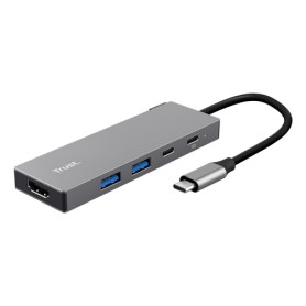 Trust 26062 hub di interfaccia USB tipo-C Grigio (26062TRS)