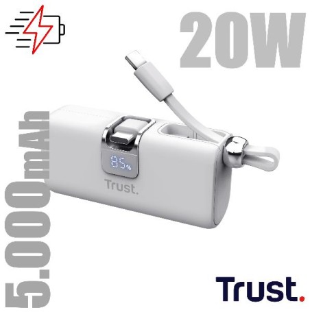 PACTO 5000 PD POCKET POWERBANK WHT (26105)