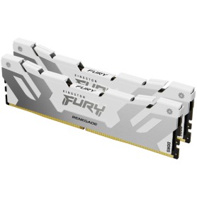 Kingston Technology FURY 32GB 7600MT/s DDR5 CL38 DIMM (Kit da 2) Renegade White XMP (KF576C38RWK2-32)